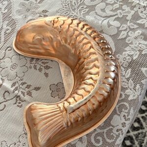 Copper Fish-Shaped Mold